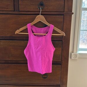 Lululemonn ebb to street cropped tank top
